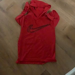 A red sweatshirt Nike